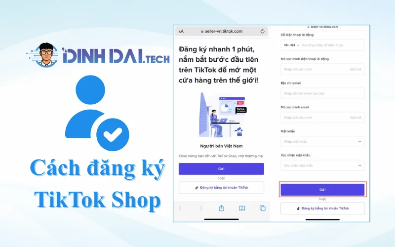 Cách đăng ký TikTok Shop
