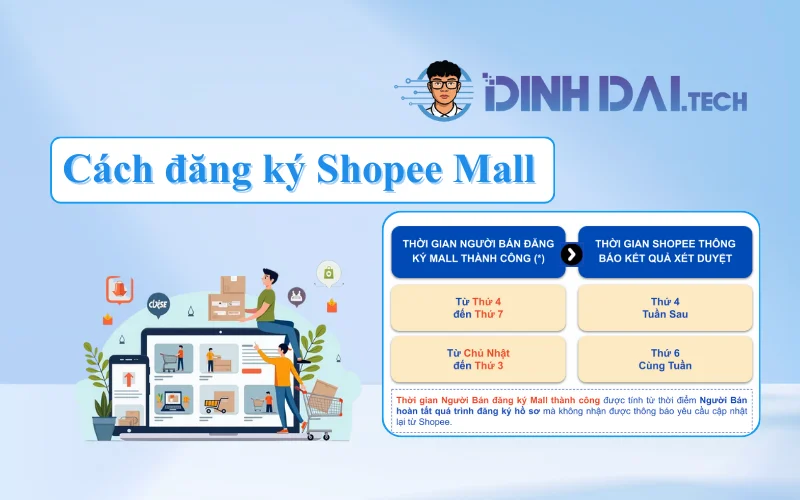 Cách đăng ký Shopee Mall