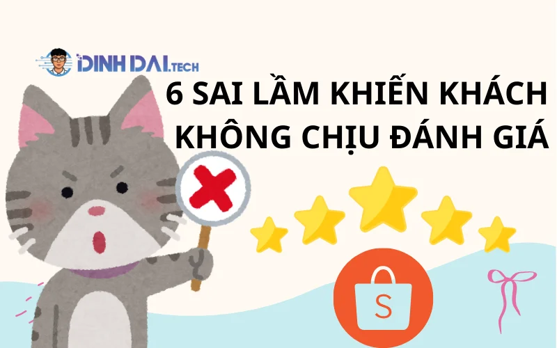 6 sai lầm khiến khách không chịu đánh giá 5 sao