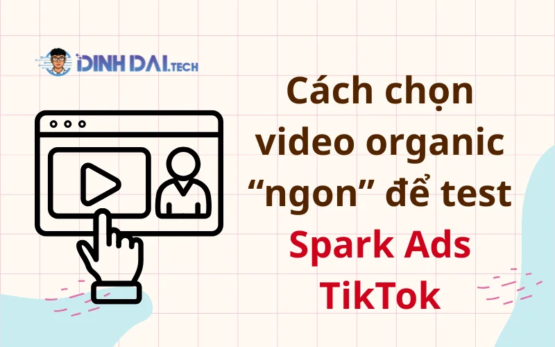 Cách chọn video organic “ngon” để test Spark Ads TikTok