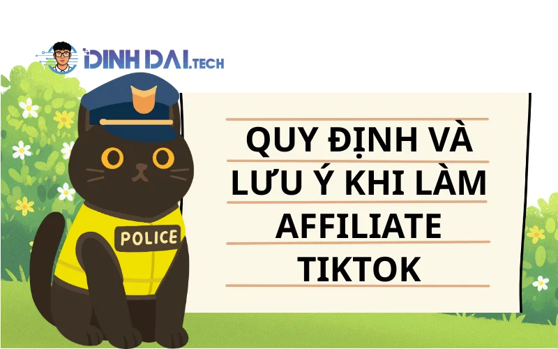 Quy định và lưu ý khi làm Affiliate TikTok