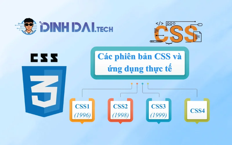 Các phiên bản CSS và ứng dụng thực tế