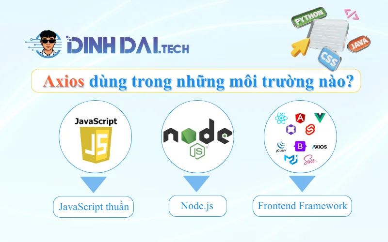 Axios dùng trong những môi trường nào