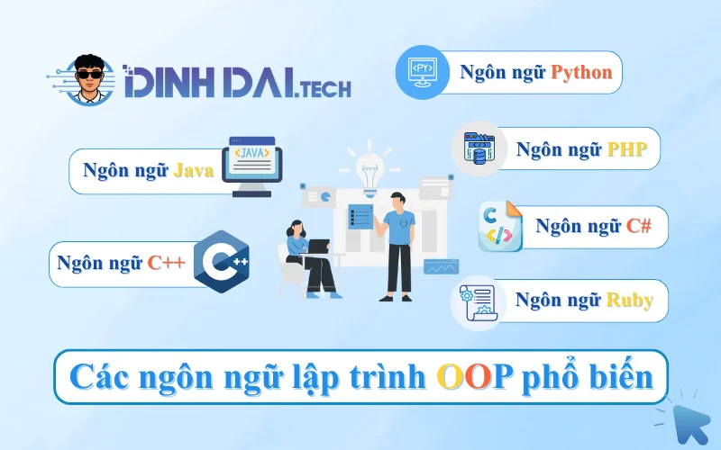 Các ngôn ngữ lập trình OOP phổ biến