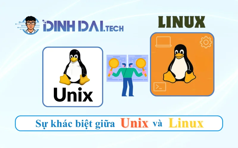 So sánh Unix khác gì với Linux