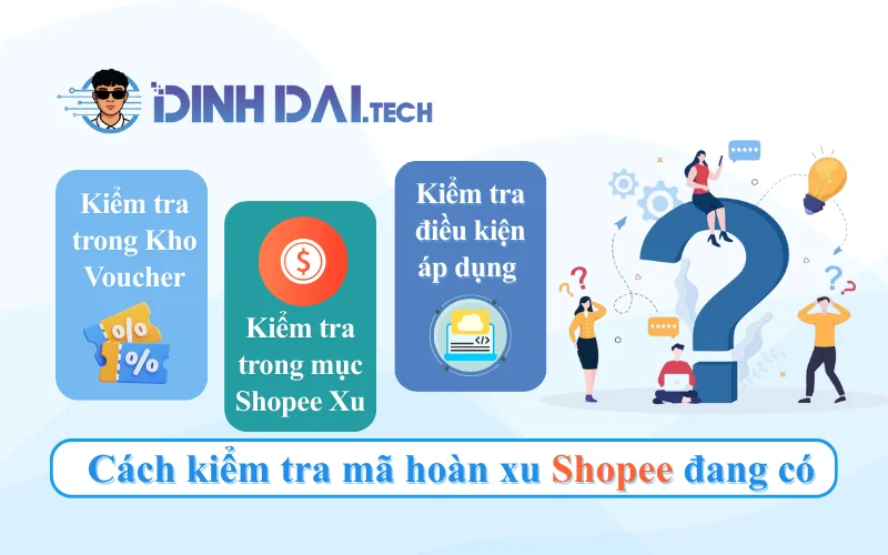 Cách kiểm tra mã hoàn xu Shopee đang có 