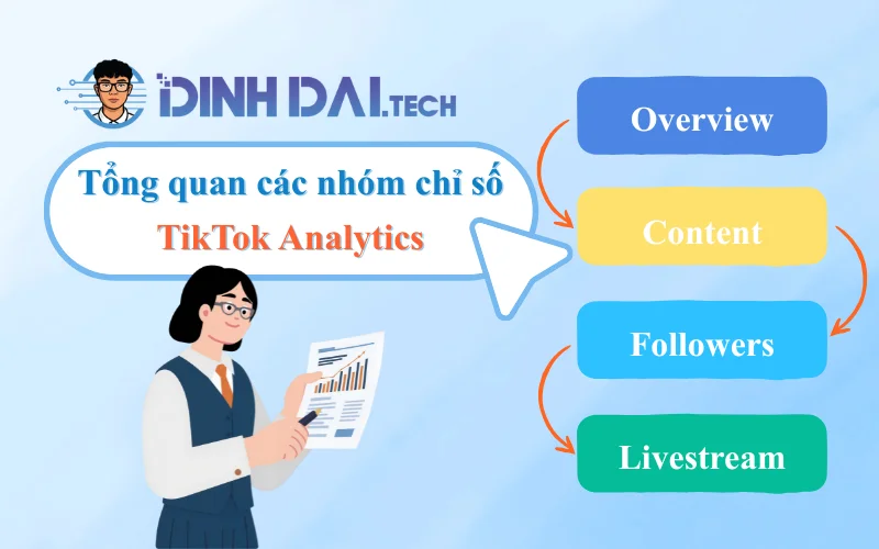 Tổng quan các nhóm chỉ số trong TikTok Analytics