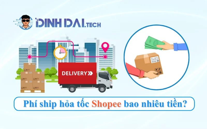 Phí ship hỏa tốc Shopee bao nhiêu tiền