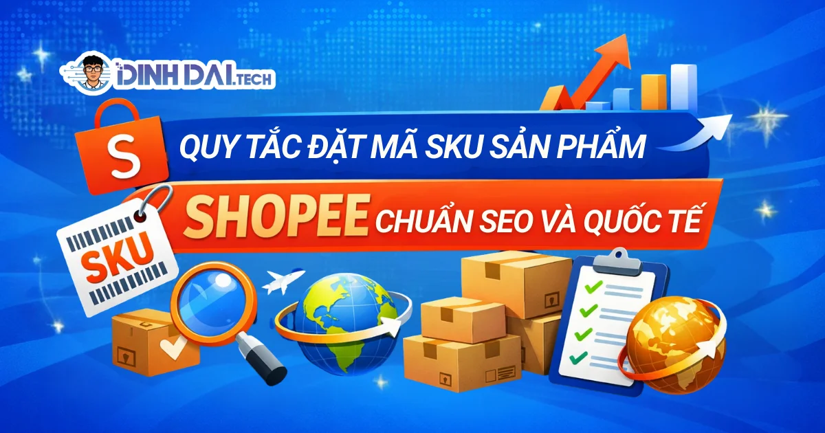 Quy tắc đặt mã SKU sản phẩm Shopee chuẩn SEO và quốc tế