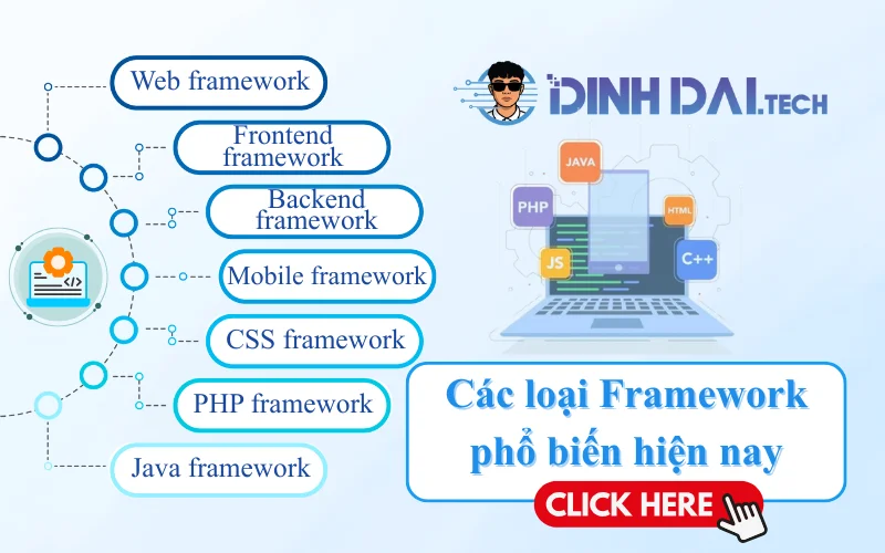 Các loại Framework phổ biến hiện nay
