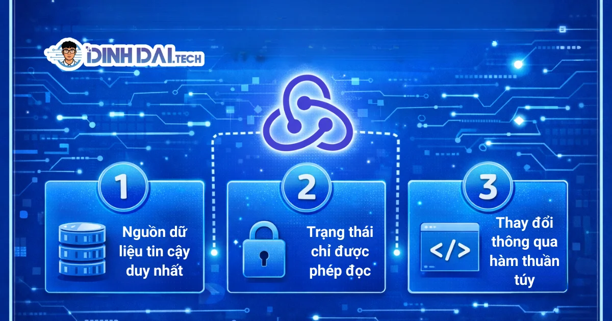 BA NGUYÊN TẮC VÀNG CỦA REDUX BẠN BẮT BUỘC PHẢI GHI NHỚ