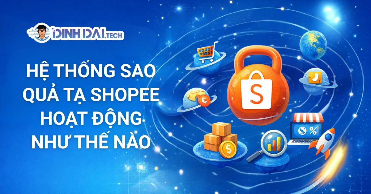 Hệ thống sao quả tạ Shopee hoạt động như thế nào?