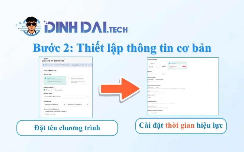 Bước 2 Thiết lập thông tin cơ bản