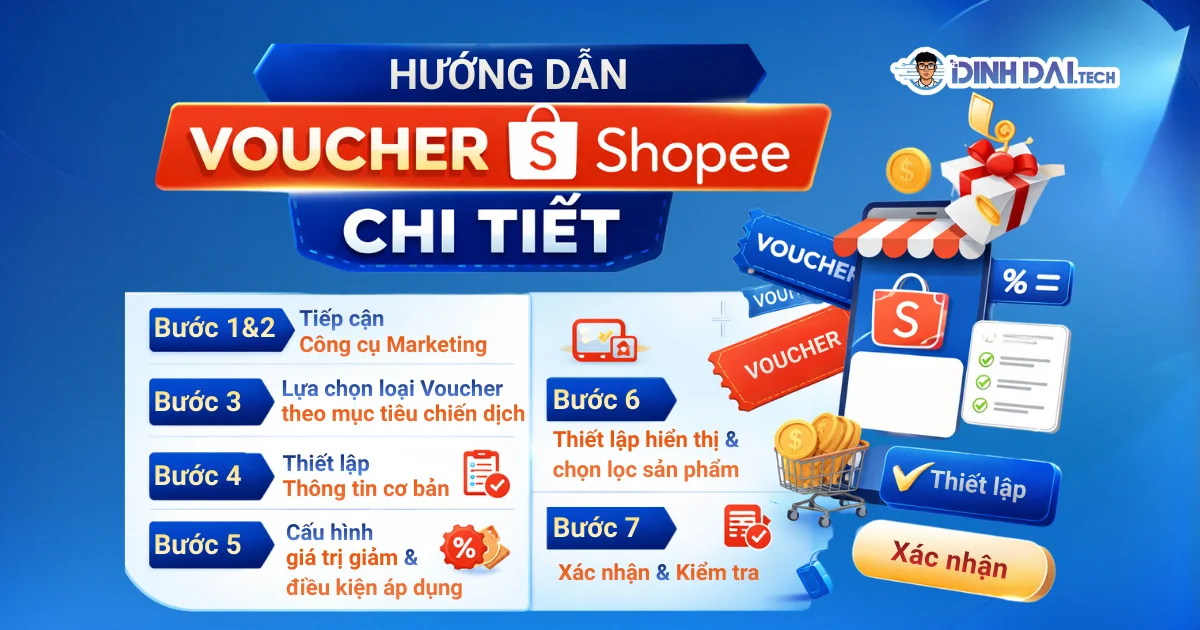 Hướng dẫn cách tạo Voucher Shopee chi tiết