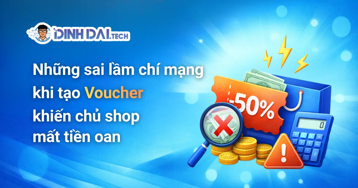 Những sai lầm chí mạng khi tạo Voucher khiến chủ shop mất tiền oan
