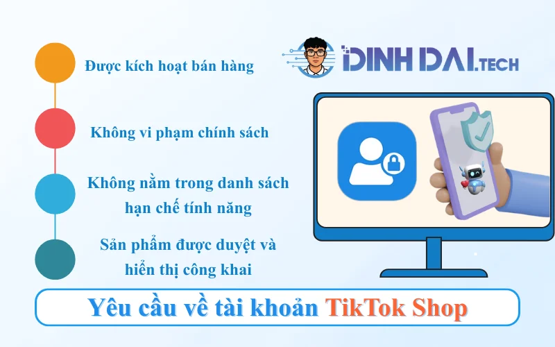 Điều kiện để tạo LIVE Voucher trên TikTok Shop