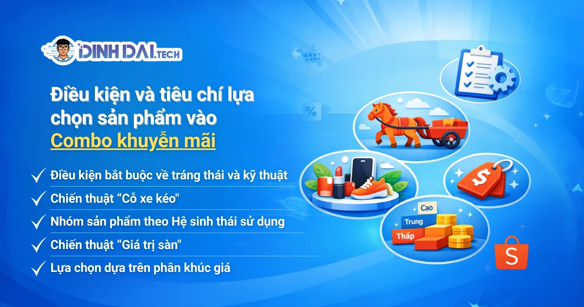 Điều kiện và tiêu chí lựa chọn sản phẩm vào Combo khuyến mãi