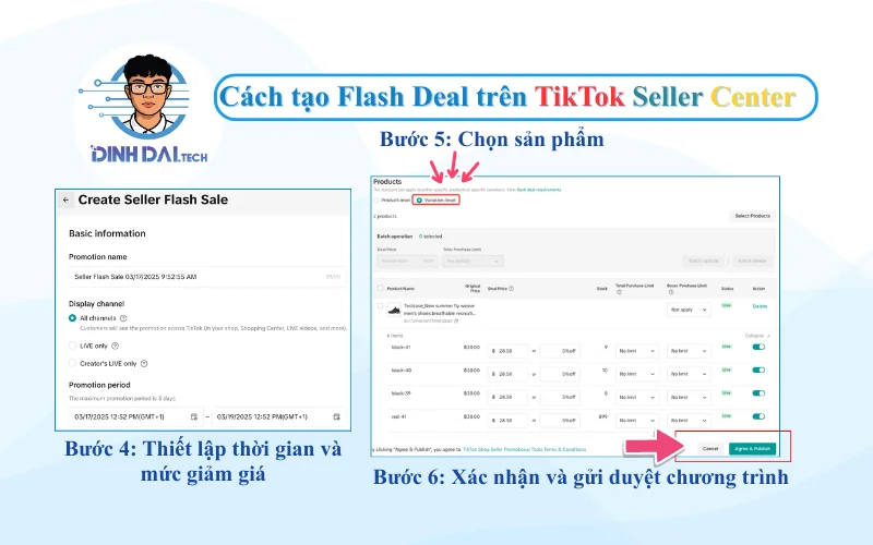 Cách tạo Flash Deal trên TikTok Seller Center (máy tính) (1)