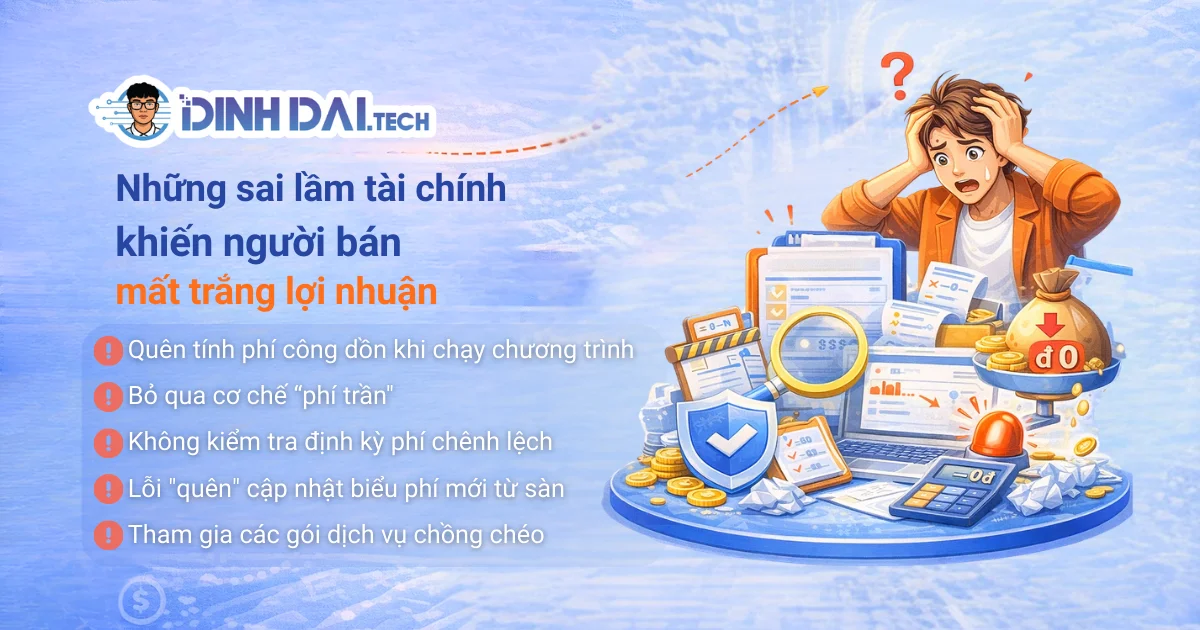 Những sai lầm tài chính khiến người bán mất trắng lợi nhuận