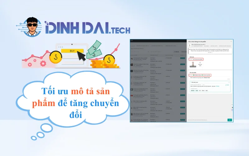 Tối ưu mô tả sản phẩm để tăng chuyển đổi