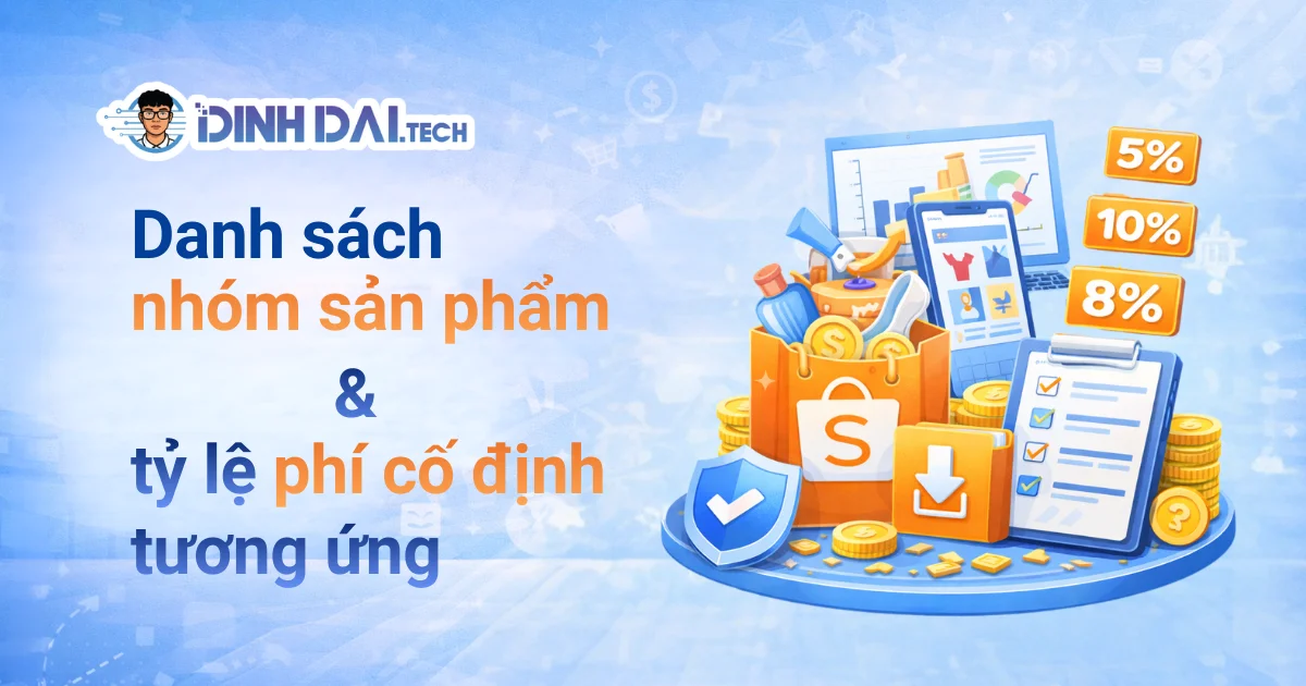 DANH SÁCH NHÓM SẢN PHẨM VÀ TỶ LỆ PHÍ CỐ ĐỊNH TƯƠNG ỨNG