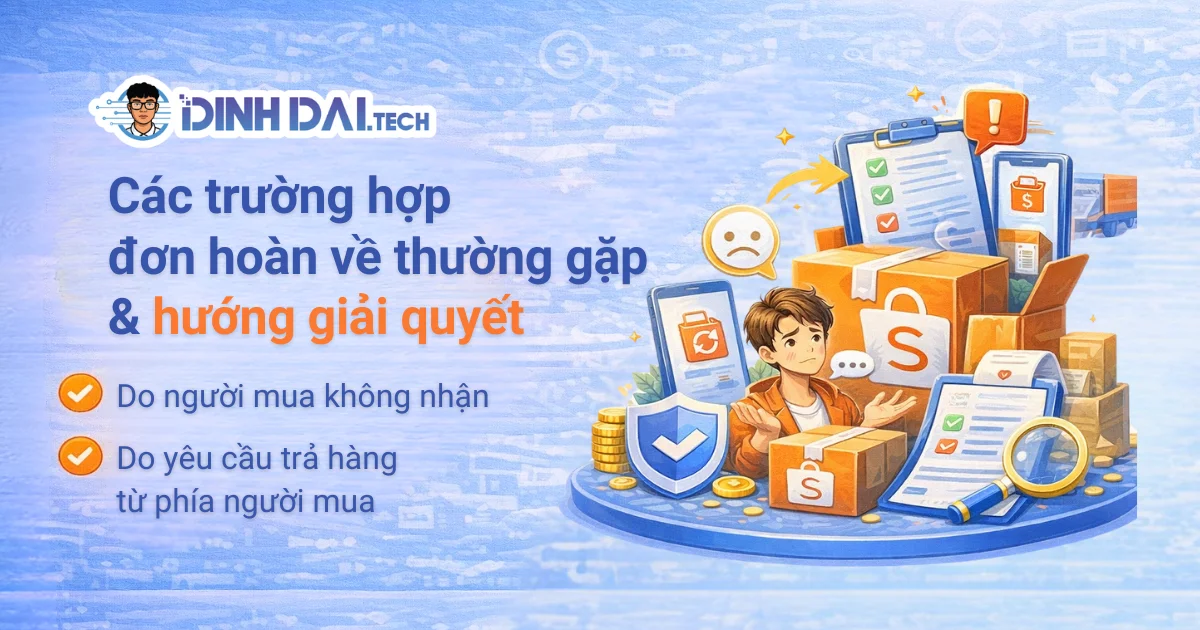 Các trường hợp đơn hoàn về Shopee thường gặp và hướng giải quyết