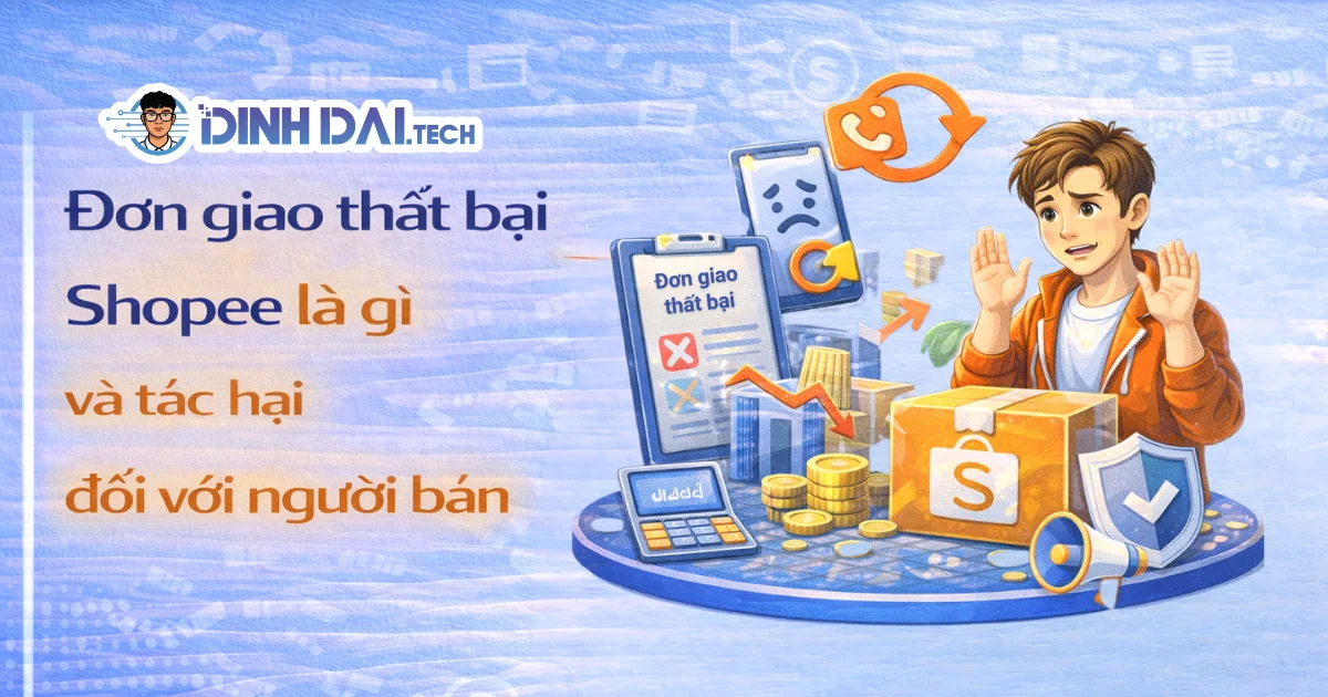 Đơn giao thất bại Shopee là gì và tác hại đối với người bán