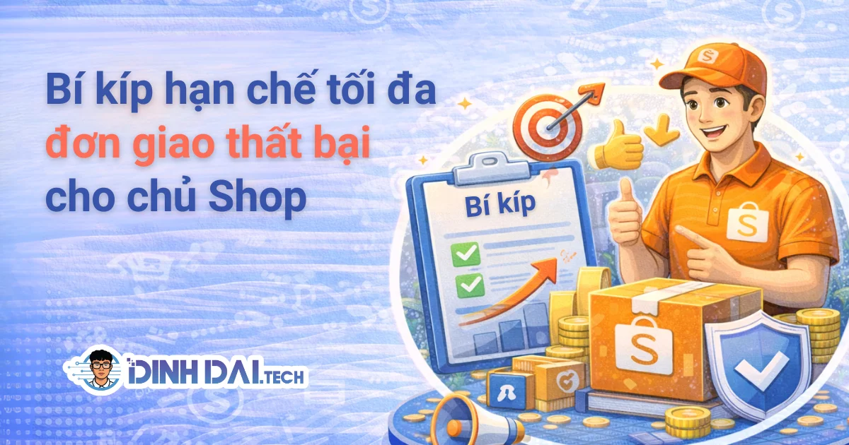 Bí kíp hạn chế tối đa đơn giao thất bại cho chủ Shop