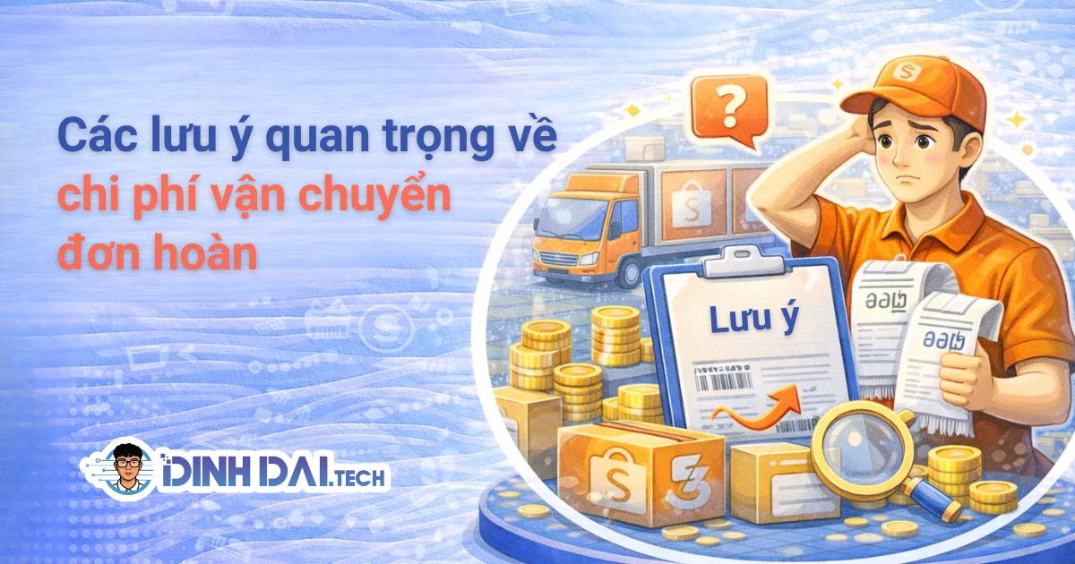 Các lưu ý quan trọng về chi phí vận chuyển đơn hoàn