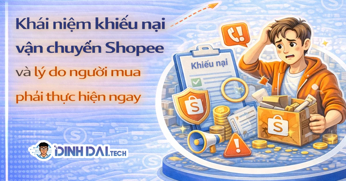 Khái niệm khiếu nại vận chuyển Shopee và lý do người mua phải thực hiện ngay
