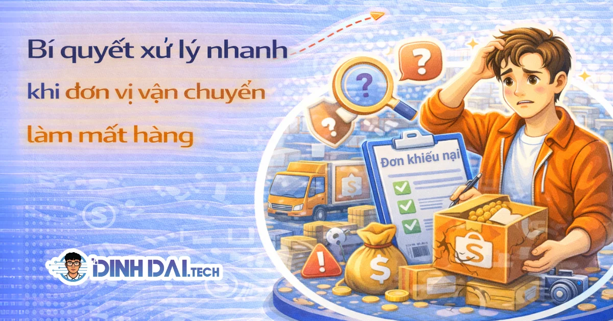 Bí quyết xử lý nhanh khi đơn vị vận chuyển làm mất hàng của bạn