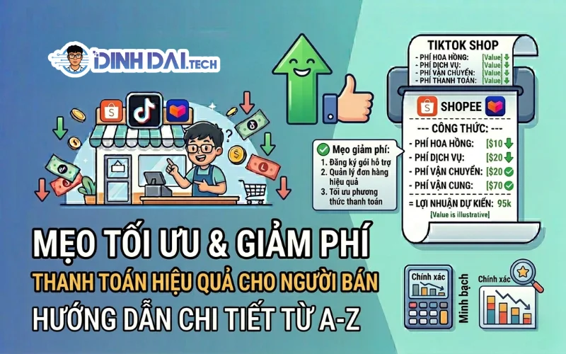 MẸO TỐI ƯU & GIẢM PHÍ THANH TOÁN HIỆU QUẢ CHO NGƯỜI BÁN