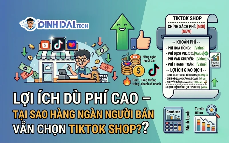 Lợi Ích Dù Phí Cao – Tại Sao Hàng Ngàn Người Bán Vẫn Chọn TikTok Shop