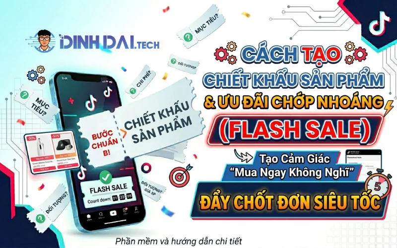 CÁCH TẠO CHIẾT KHẤU SẢN PHẨM & ƯU ĐÃI CHỚP NHOÁNG