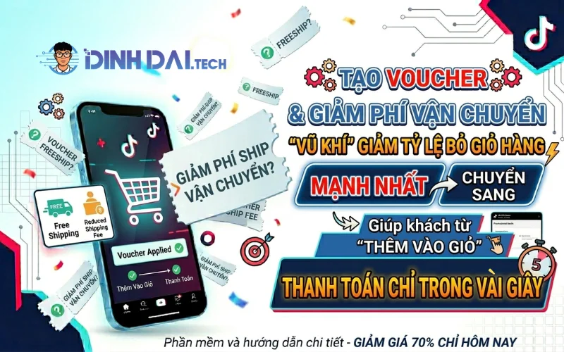 TẠO VOUCHER & GIẢM CHI PHÍ VẬN CHUYỂN