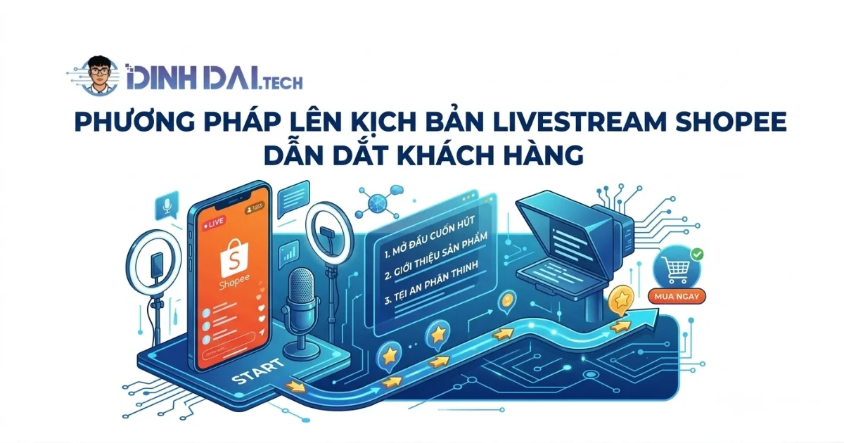 Phương pháp lên kịch bản livestream shopee dẫn dắt khách hàng
