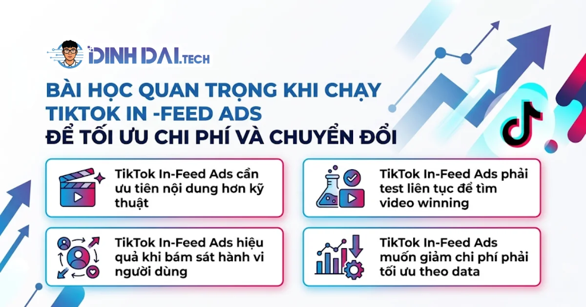 Bài học quan trọng khi chạy TikTok In-Feed Ads để tối ưu chi phí và chuyển đổi