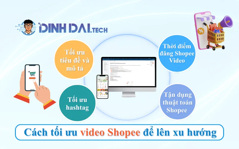 Cách tối ưu video Shopee để lên xu hướng