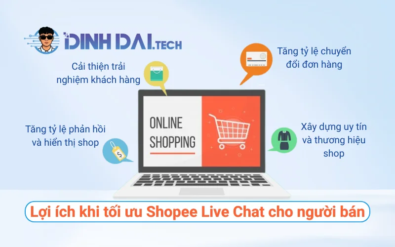 Lợi ích khi tối ưu Shopee Live Chat cho người bán
