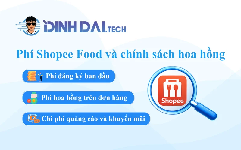 Phí Shopee Food và chính sách hoa hồng