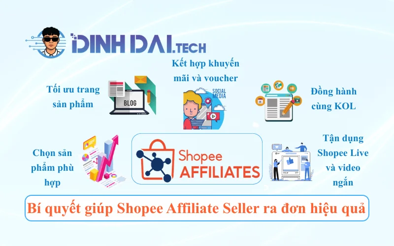 Bí quyết giúp Shopee Affiliate Seller ra đơn hiệu quả