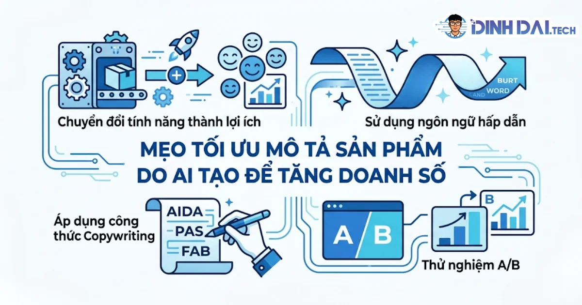 Mẹo tối ưu mô tả sản phẩm do AI tạo để tăng doanh số