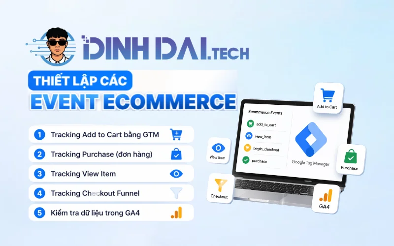 Thiết lập các event Ecommerce phổ biến