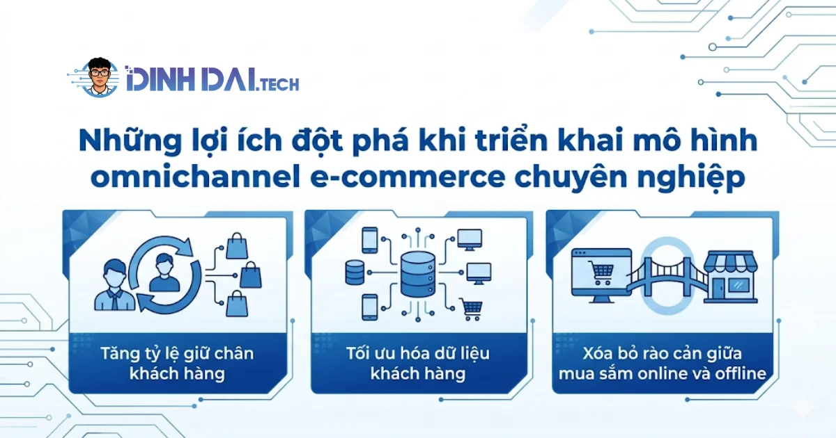 Những lợi ích đột phá khi triển khai mô hình omnichannel e-commerce chuyên nghiệp