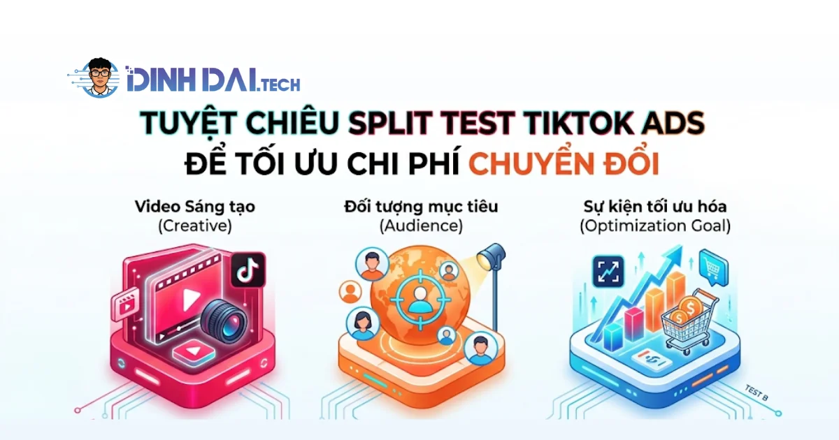 Tuyệt chiêu split test tiktok ads để tối ưu chi phí chuyển đổi