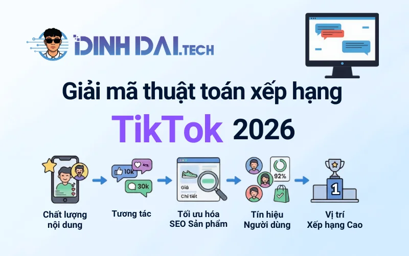 Giải mã thuật toán xếp hạng TikTok Shop 2026