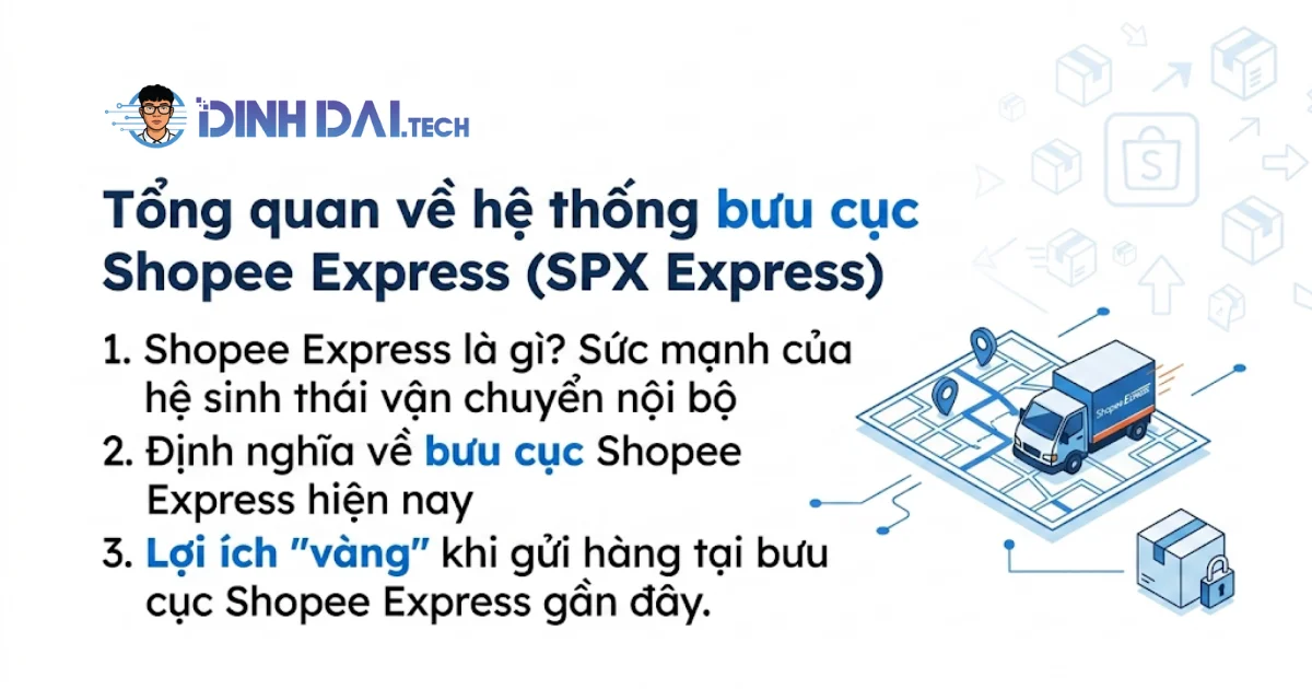 Tổng quan về hệ thống bưu cục Shopee Express