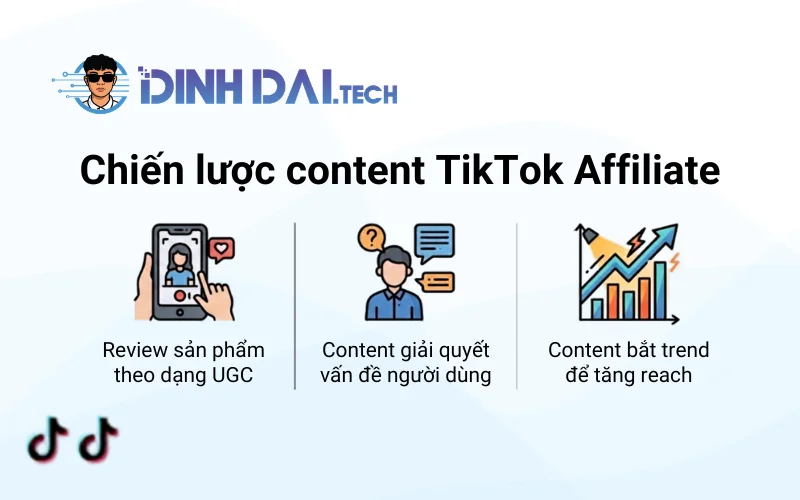 Chiến lược content TikTok Affiliate