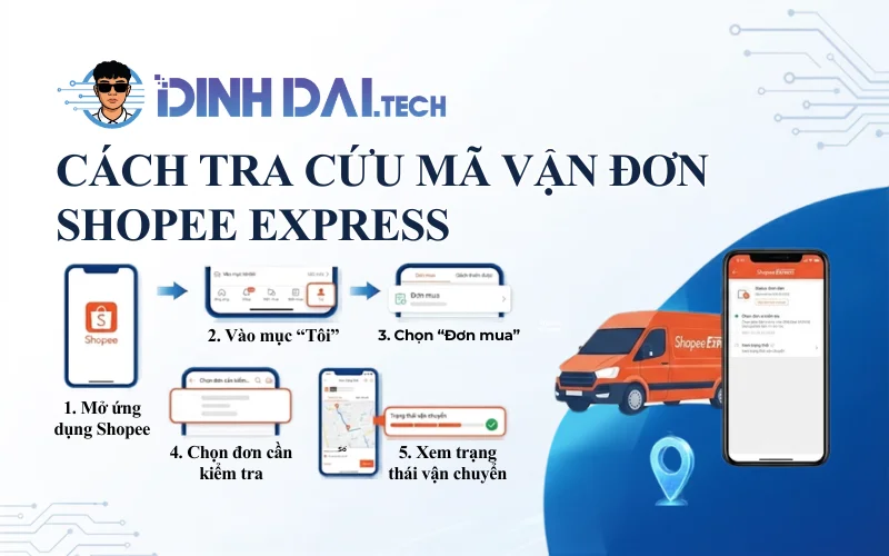 Cách tra cứu mã vận đơn Shopee Express