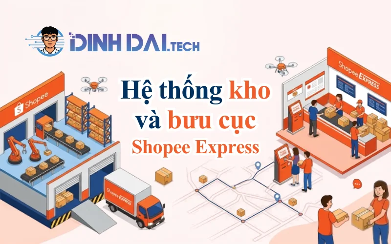 Hệ thống kho và bưu cục Shopee Express